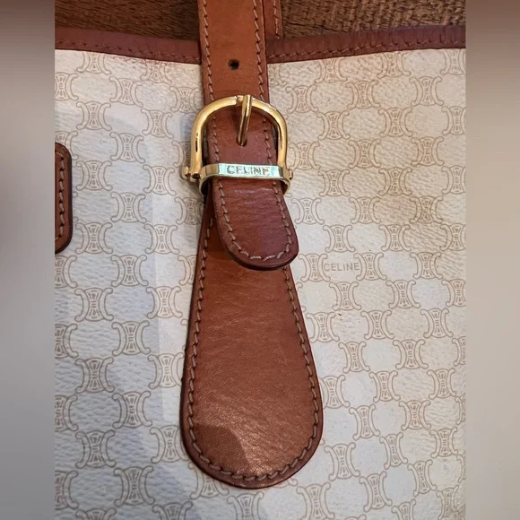 Celine | Vintage Macadam Canvas Tote - Picture 12 of 16